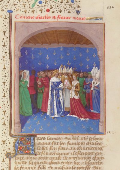 Hochzeit von Karl IV. dem Schönen von Jean Fouquet