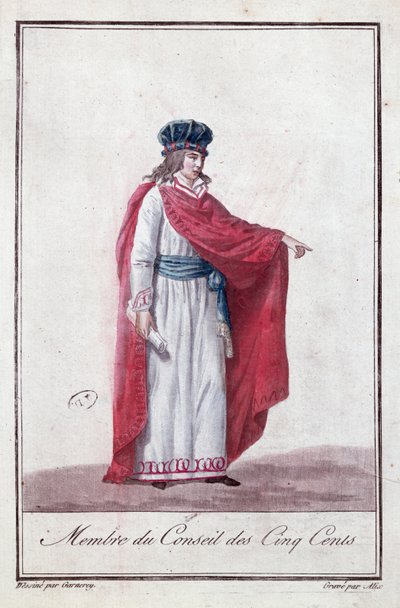 Mitglied des Rates der Fünfhundert während der Direktorialzeit, 1795-99 von Jean Francois Garneray