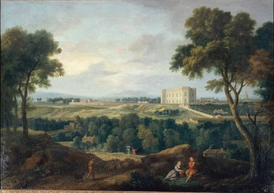 Das Observatorium, gesehen von der Butte aux Cailles, um 1710 von Jean Francois I Millet