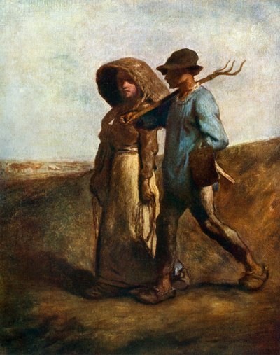 Zur Arbeit gehen von Jean Francois Millet