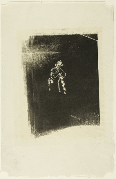 Mann, der sich auf seinem Spaten ausruht von Jean Francois Millet