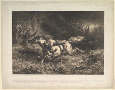 Simon Butler Indian Trails, Bd. II, 1852 von Jean Francois Millet