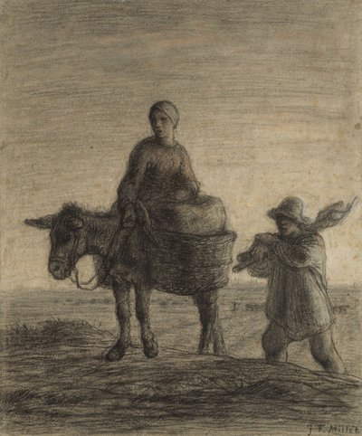 Die Abreise zur Arbeit von Jean Francois Millet