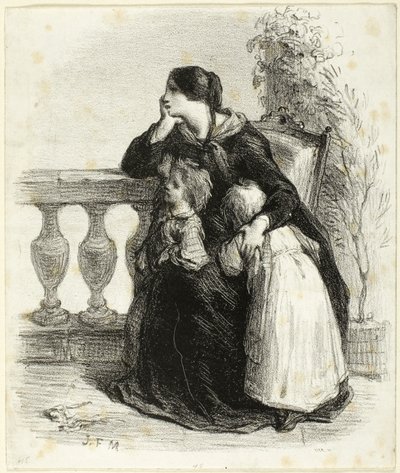 Wo kann er sein? von Jean Francois Millet