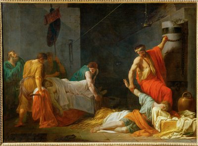 Die Beerdigung des Miltiades von Jean François Pierre Peyron
