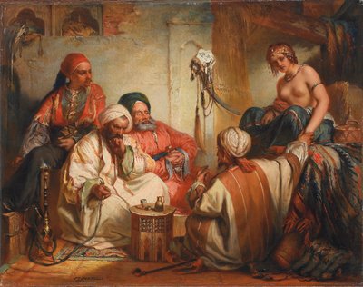 Der Sklavenmarkt, 1853 von Jean Francois Portaels