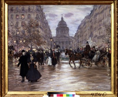 Der Boulevard Saint-Michel von Jean Francois Raffaelli