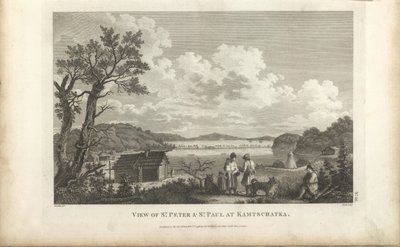 Ansicht des Hafens von Petropavlovsk, 1780er Jahre von Jean Francois de Galaup La Perouse