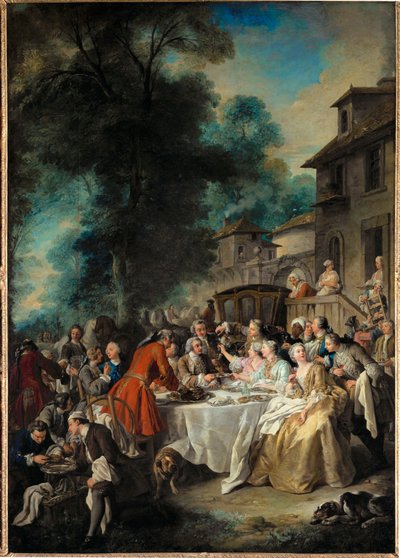 Ein Jagdfrühstück von Jean François de Troy