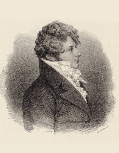 Porträt des Pianisten und Komponisten Daniel Steibelt 1765-1823, 1834 von Jean François Benard