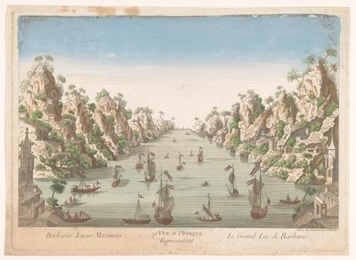Ansicht des großen Sees in Hanoi von Jean François Daumont