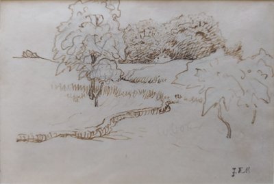Bäume und Haine in der Umgebung von Vichy von Jean Francois Millet