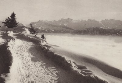 Rigi Kaltbad, sonniger Wintertag von Jean Gaberell