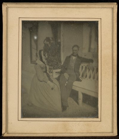 [Porträt von Anna de Westphalen und ihrem Ehemann] von Jean Gabriel Eynard