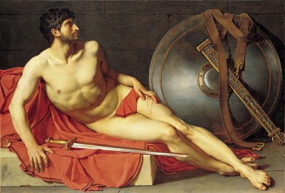 Sterbender Athlet oder Verwundeter römischer Soldat von Jean-Germain Drouais