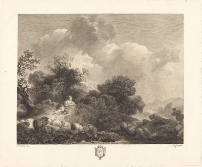 Annette im Alter von fünfzehn Jahren von Jean Godefroy after Jean Honoré Fragonard
