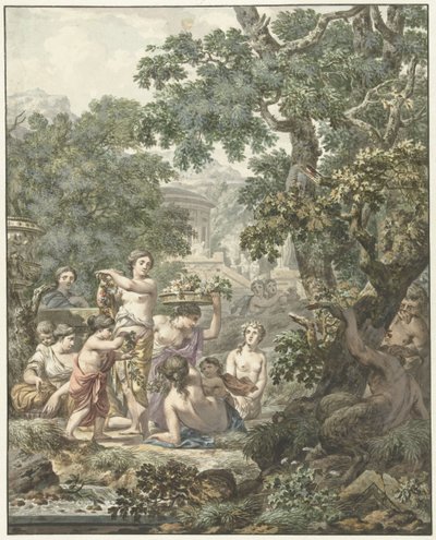 Arkadische Landschaft von Jean Grandjean