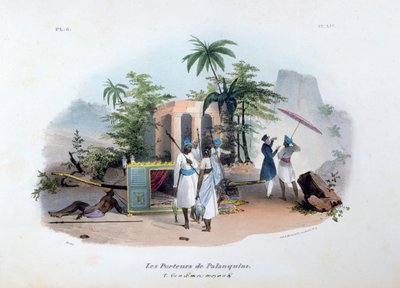 Sänftenträger, 1828 von Jean Henri Marlet