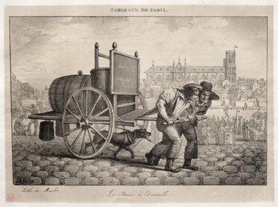 Szenen aus Paris: Bäder zu Hause von Jean Henri Marlet