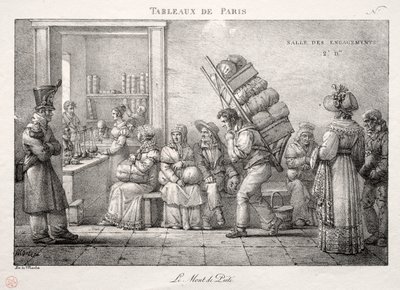Szenen aus Paris: Das Pfandhaus von Jean Henri Marlet