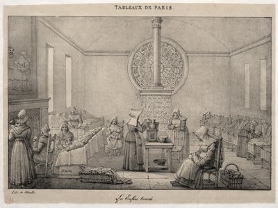 Szenen aus Paris: Das Findelhaus von Jean Henri Marlet