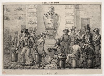 Szenen aus Paris: Die Wasserträger von Jean Henri Marlet