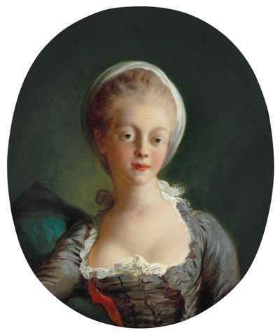 Fragonard - Porträt einer jungen Dame, ca. 1770 - 1772 von Jean Honore Fragonard