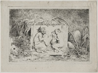 Bacchanalien: Die Familie des Satyrs von Jean Honore Fragonard