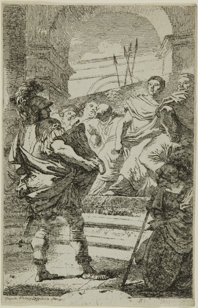 Fabius Maximus vor dem karthagischen Senat von Jean Honore Fragonard