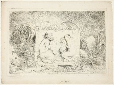 Tanzende Satyrn, aus Bacchanales oder Satyrspiele von Jean Honore Fragonard