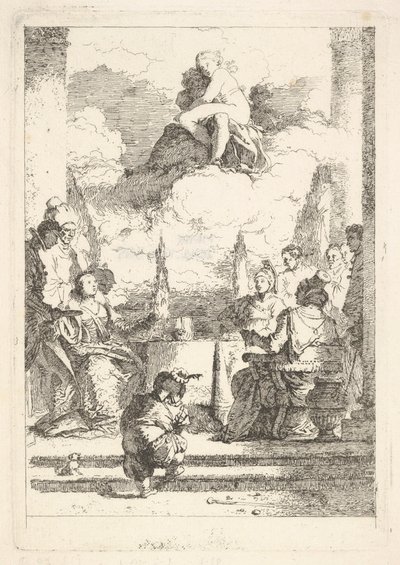 Das Bankett von Antonius und Kleopatra, ca. 1764 von Jean Honore Fragonard