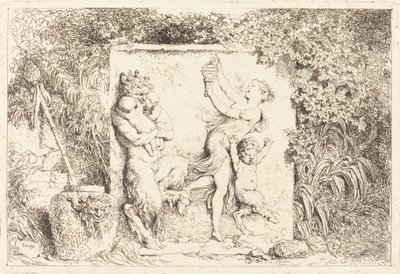 Der Tanz der Satyrn von Jean Honore Fragonard