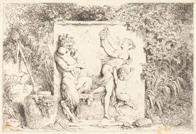 Der Tanz der Satyrn von Jean Honore Fragonard