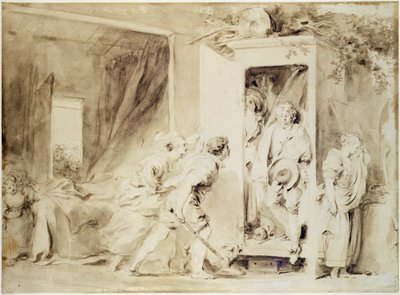 Der überraschte Liebhaber, 1755 von Jean Honore Fragonard