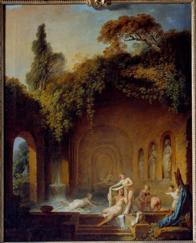 Das Bad der Nymphen von Jean Jacques Francois Le Barbier