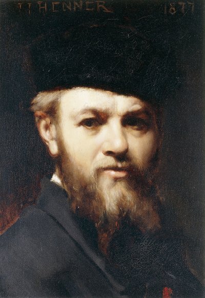 Selbstporträt, 1877 von Jean Jacques Henner