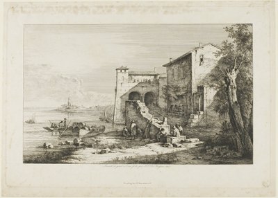Altes Zollhaus am Tiber von Jean Jacques de Boissieu