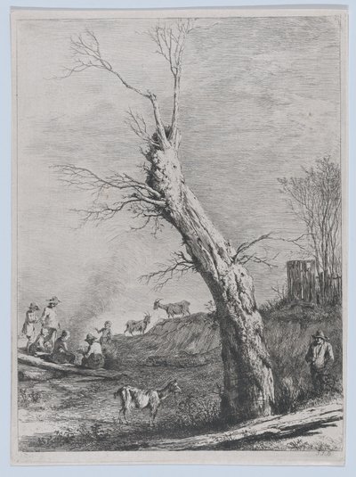 Winter, nach einer Zeichnung in Saint-Chamond, 1795 von Jean Jacques de Boissieu