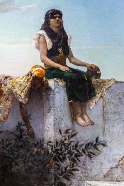 Abend auf den Terrassen (Marokko) von Jean Joseph Benjamin Constant