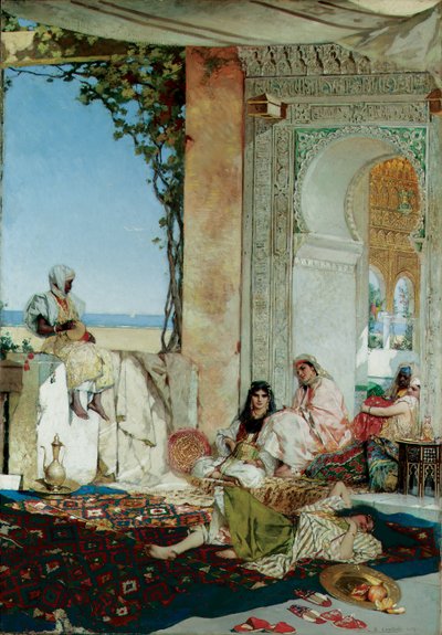 Frauen eines Harems in Marokko, 1875 von Jean Joseph Benjamin Constant