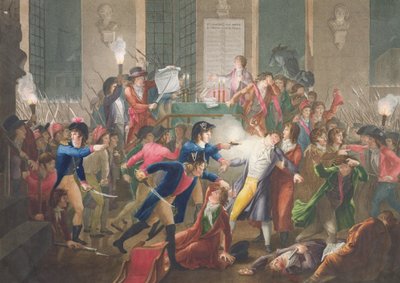 Die Verhaftung von Robespierre, 