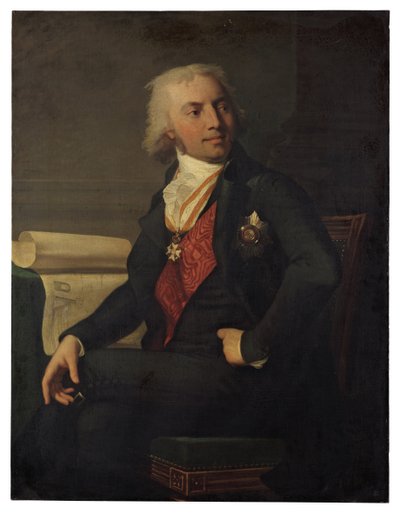 Porträt von Friedrich Karl Ludwig, Herzog von Schleswig-Holstein-Sonderburg-Beck 1757-1816, 1798 von Jean Laurent Monnier