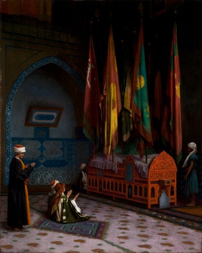 Der Wächter am Grab des Sultans, um 1880 von Jean Leon Gerome