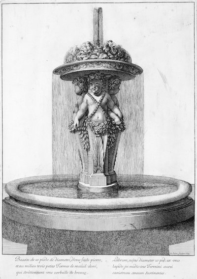 Entwurf für einen Brunnen, 1673 von Jean Lepautre