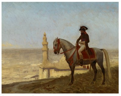 Der General Bonaparte in Kairo, Skizze von Jean Leon Gerome
