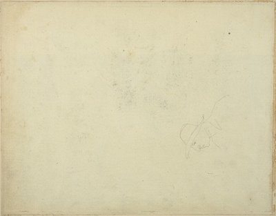 Karikatur eines Mannes mit breitkrempigem Hut von Jean Louis André Théodore Géricault