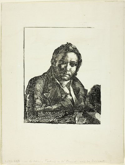 Porträt von Auguste Brunet von Jean Louis André Théodore Géricault