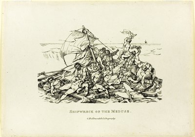 Schiffbruch der Medusa von Jean Louis André Théodore Géricault