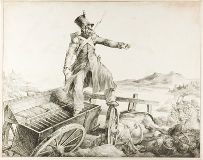 Der Artilleriekarren von Jean Louis André Théodore Géricault