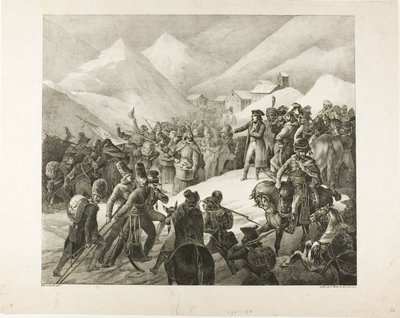 Der Übergang des Sankt-Bernhard-Passes von Jean Louis André Théodore Géricault